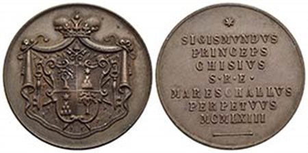 PAPALI - Sede Vacante (1963) - Medaglia - 1963 Opus: Pasinati Ø: 29 mm. - (AE g. 10,99) Boccia 127; Bart. p. 394 Maresciallo del Conclave Principe Sigismondo Chigi - FDC