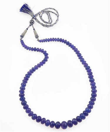 Collana con tanzaniti per ct 588.00