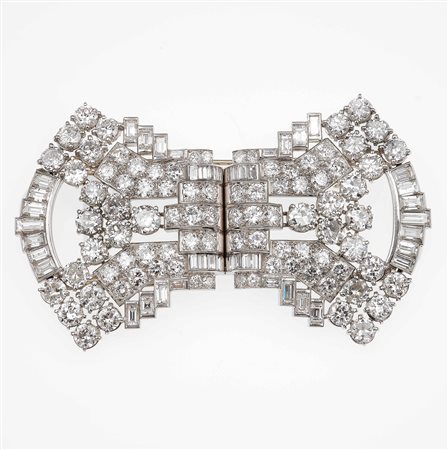 Maubussin-Paris. Spilla douette con diamanti