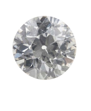 Solitaire di vecchio taglio di ct 2.33, colore M, clarity VS2, fluorescence none