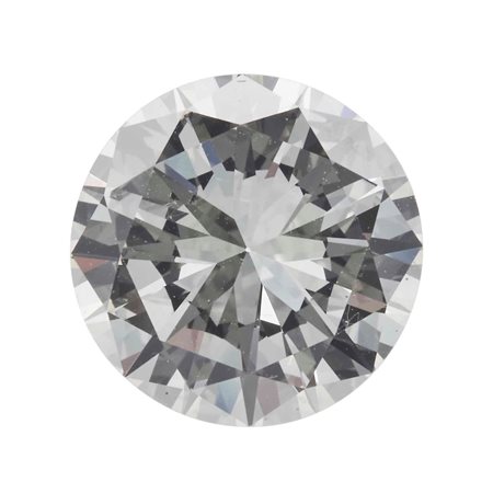 Solitaire taglio brillante di ct 4.43, colore O-P, clarity VS1, fluorescence none