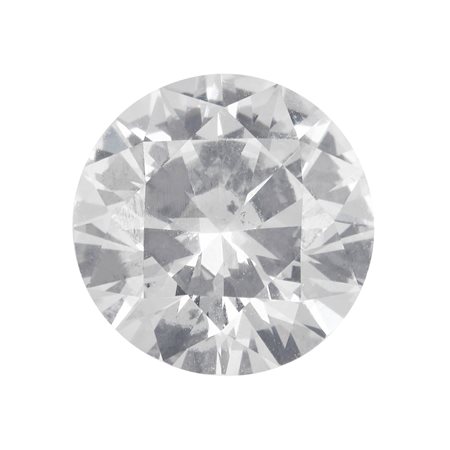 Solitaire taglio brillante di ct 3.21, colore J, clarity VS2, fluorescence medium blue