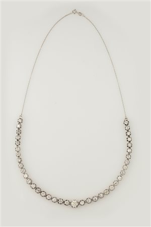 Rivière con diamanti di vecchio taglio per ct 8.00 circa