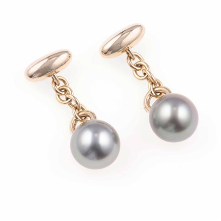 Bottoni da polso con perle