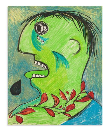 ENRICO BAJ (1924-2003) - Fernandez de Moratin (Larmes de Généraux), 1965