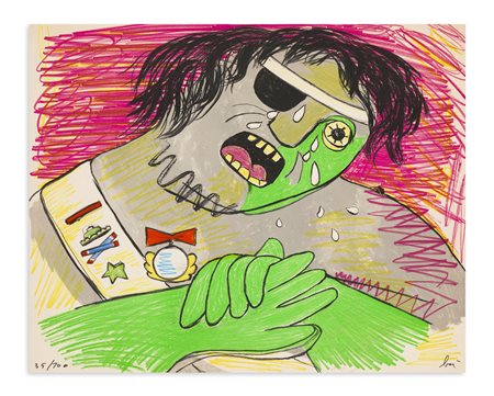 ENRICO BAJ (1924-2003) - Vicomte de Turenne (Larmes de Généraux), 1965