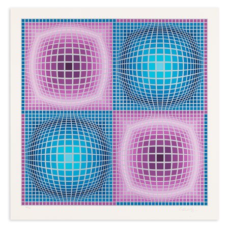 VICTOR VASARELY (1906-1997) - Jalons I, 1986