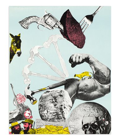 GUDMUNDUR ERRÓ (1932) - Senza Titolo (El circulo de piedra), 1970