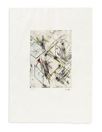 SEBASTIAN MATTA (1911-2002) - Droites liberees, 1971