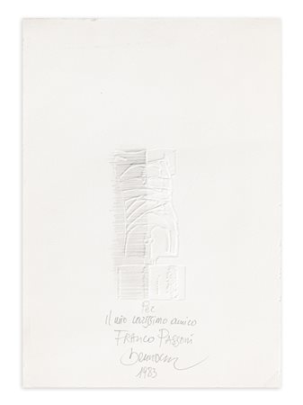 MIGUEL BERROCAL (1933-2006) - Senza Titolo, 1983