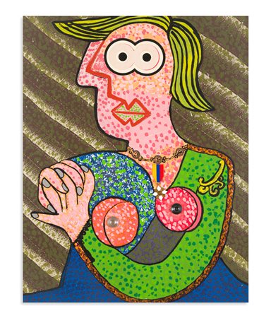 ENRICO BAJ (1924-2003) - Matilde di Canossa, 1971
