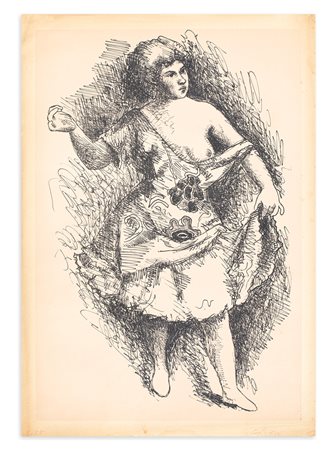 GIUSEPPE CAPOGROSSI (1900-1972) - Donna, 1944
