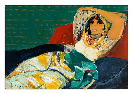SALVATORE FIUME (1915-1997) - Odalisca