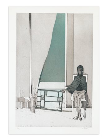 KARL PLATTNER (1919-1986) - Interno esterno, 1976