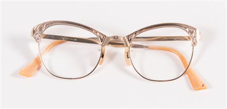 ANONIMO Montatura occhiali in oro 12 k. Recano marchi 1/10 12k or e probabile...