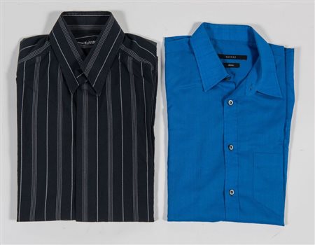 DOLCE&GABBANA, GUCCI Lotto composto da due camicie in cotone sui toni del...