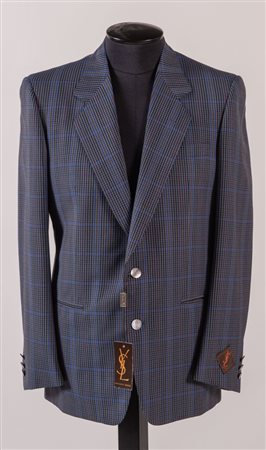 YVES SAINT LAUREN Diffusion Hommes Giacca maschile in tessuto leggero di lana...