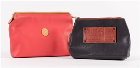 TRUSSARDI, FENDISSIME Lotto composto da due pochette. Rispettivamente di...