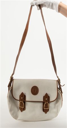 TRUSSARDI Borsa da spalla modello Postina in pelle liscia e martellata color...