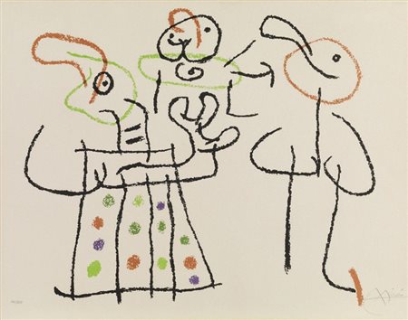 Joan Miró Barcellona 1893 - Palma di Maiorca 1983 Ubu en las Baleares, 1971...