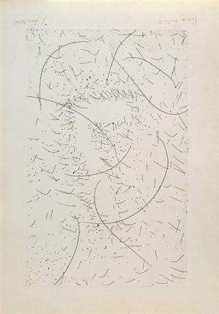 Lucio Fontana Rosario Santa Fè 1899 - Varese 1968 Il sette magnetico, 1968...