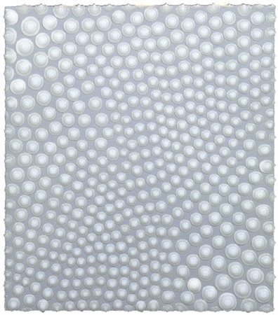 Davide Nido Milano 1966 Onda grigia, 2004 Colle termofusibili su tela, cm....