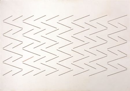 Mario Nigro Pistoia 1917 - Milano 1992 La speranza, 1969 Tempera su tela, cm....