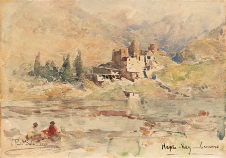 Paolo Sala (Milano 1859-1924)  - Caucaso, 1900
