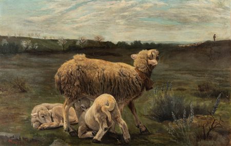 Louis-Alexandre Bouché (Luzancy 1838-1911)  - Cure materne, 1889