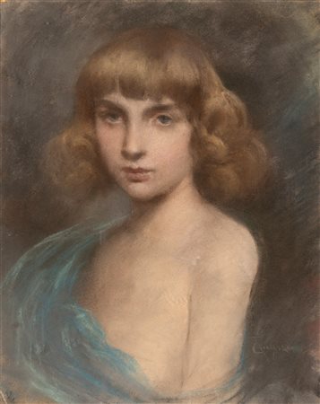 Amerino Cagnoni (Milano 1853-1923)  - Il piccolo belga