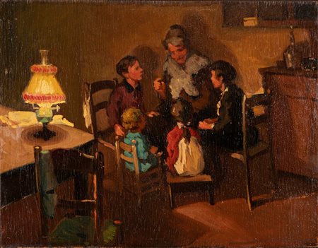 Cafiero Filippelli (Livorno 1889-1973)  - La nonna racconta