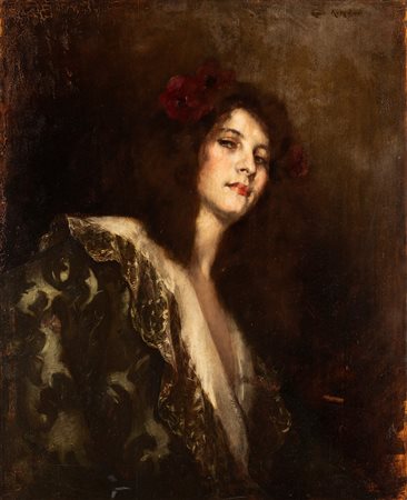 René Avigdor (Nizza 1867-Parigi 1920)  - La modella