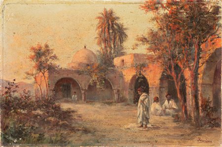 Jean Frixione, detto Frix (attivo fine XIX secolo - inizio XX) - La moschea di Fschlum