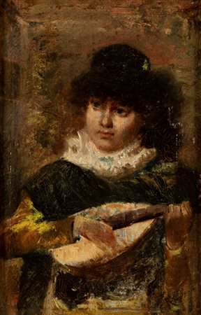 Roberto Fontana (Milano 1844-1907)  - Paggetto