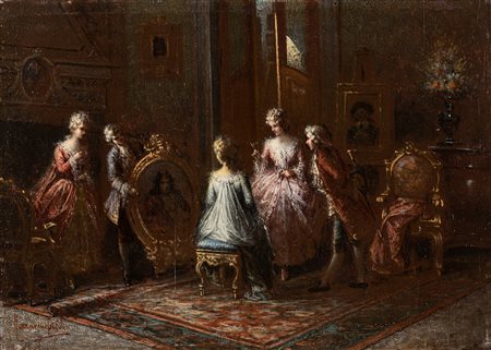 Nazzareno Sidoli (Rossoreggio di Bettola 1879-Piacenza 1969)  - "I ritratti degli avi"