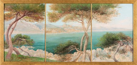 Guglielmina  Ghersi detta Mimina (Genova 1889-Santa Margherita Ligure 1972)  - Trittico ligure