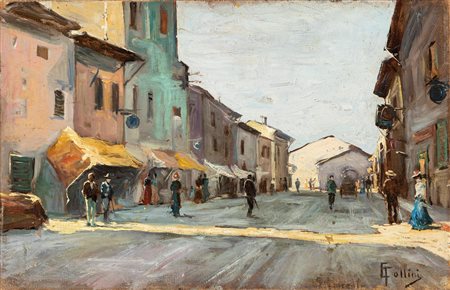 Carlo Follini (Domodossola 1848-Pegli 1938)  - Saint Vincent
