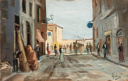 Carlo Follini (Domodossola 1848-Pegli 1938)  - Saint Vincent