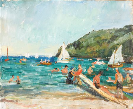 Donato Frisia (Merate 1883-1953)  - Marina, 1928