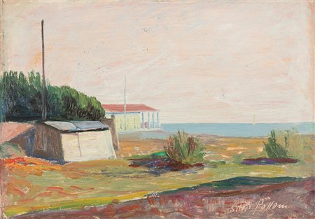 Silvio Polloni (Firenze 1888-1972)  - Tonfano, 1948