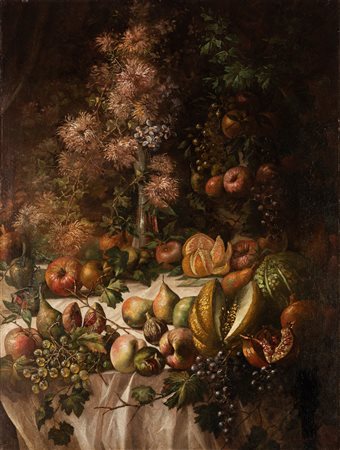 Giorgio Lucchesi (Lucca 1855-1941)  - Tavola imbandita