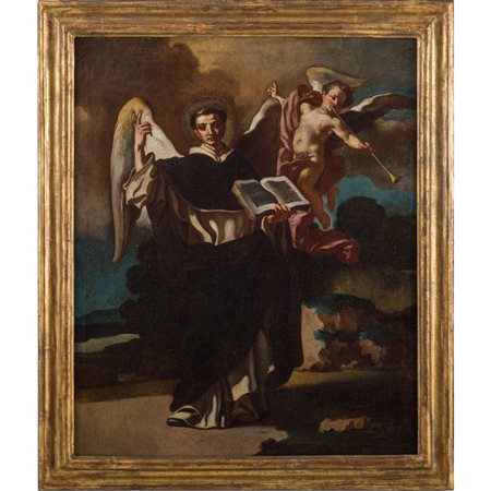 FRANCESCO SOLIMENA (Bottega di), Olio su tela