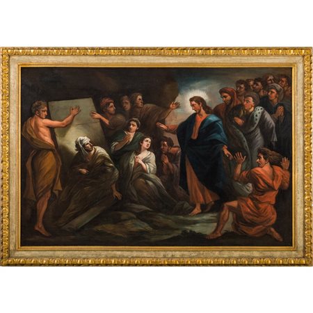 SCUOLA FRANCESE DEL XVIII SECOLO, Olio su tela