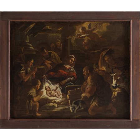 LEANDRO BASSANO (Attr.le), Natività con pastori