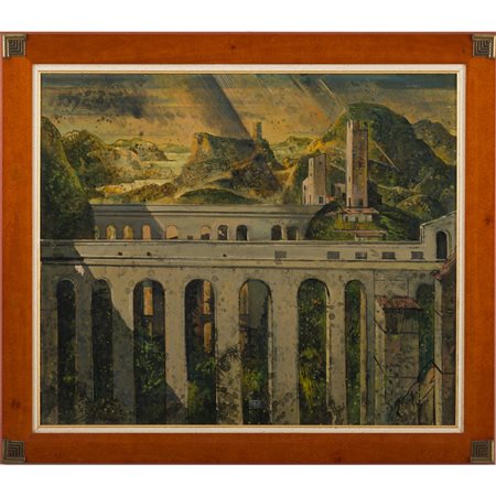 EUGENE BERMAN, Olio su tela