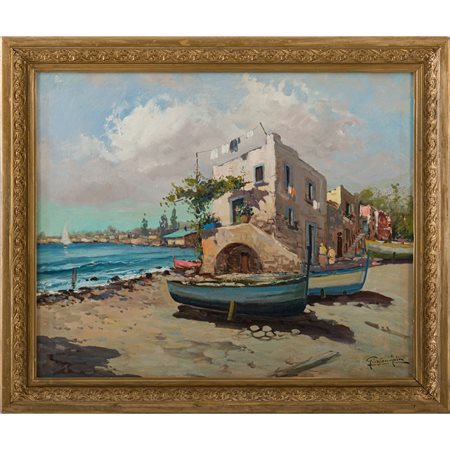 FELICE GIORDANO, Olio su tela