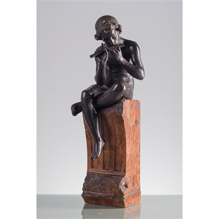 DOMENICO DE LISI (Attr.le), Scultura in bronzo