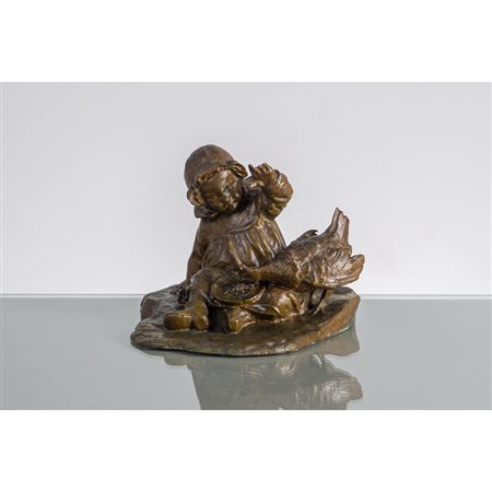 ANTONIO UGO, Scultura in bronzo