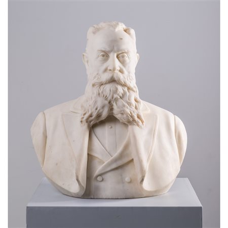 ANTONIO UGO, Scultura in marmo bianco di Carrara