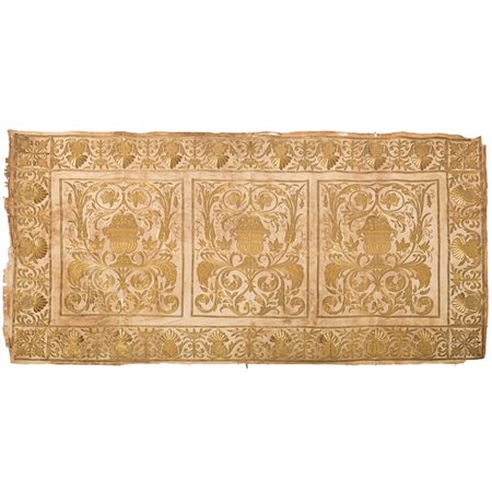 MANIFATTURA SICILIANA DEL XVIII SECOLO, Importante paliotto